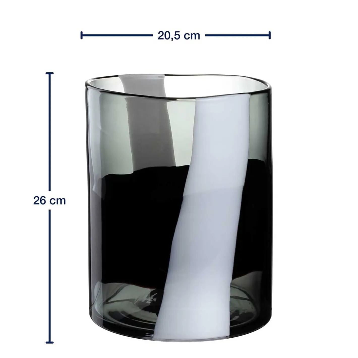 Vase BANDA NERA 26 cm*LEONARDO Clearance