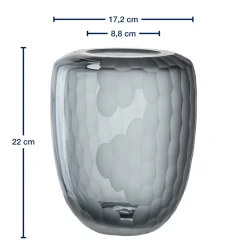 Vase BELLAGIO 22 cm anthrazit*LEONARDO Online