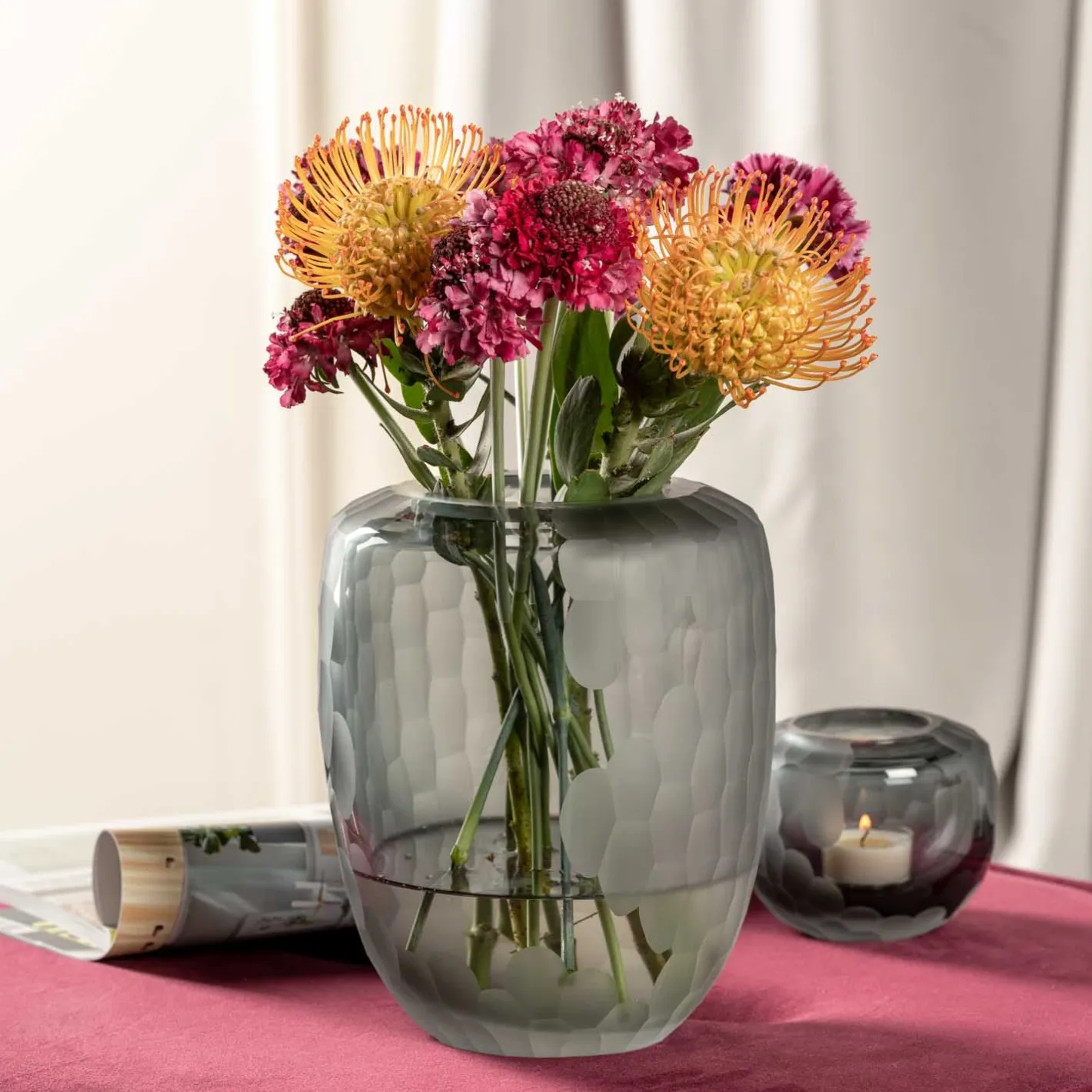 Vase BELLAGIO 22 cm anthrazit*LEONARDO Online