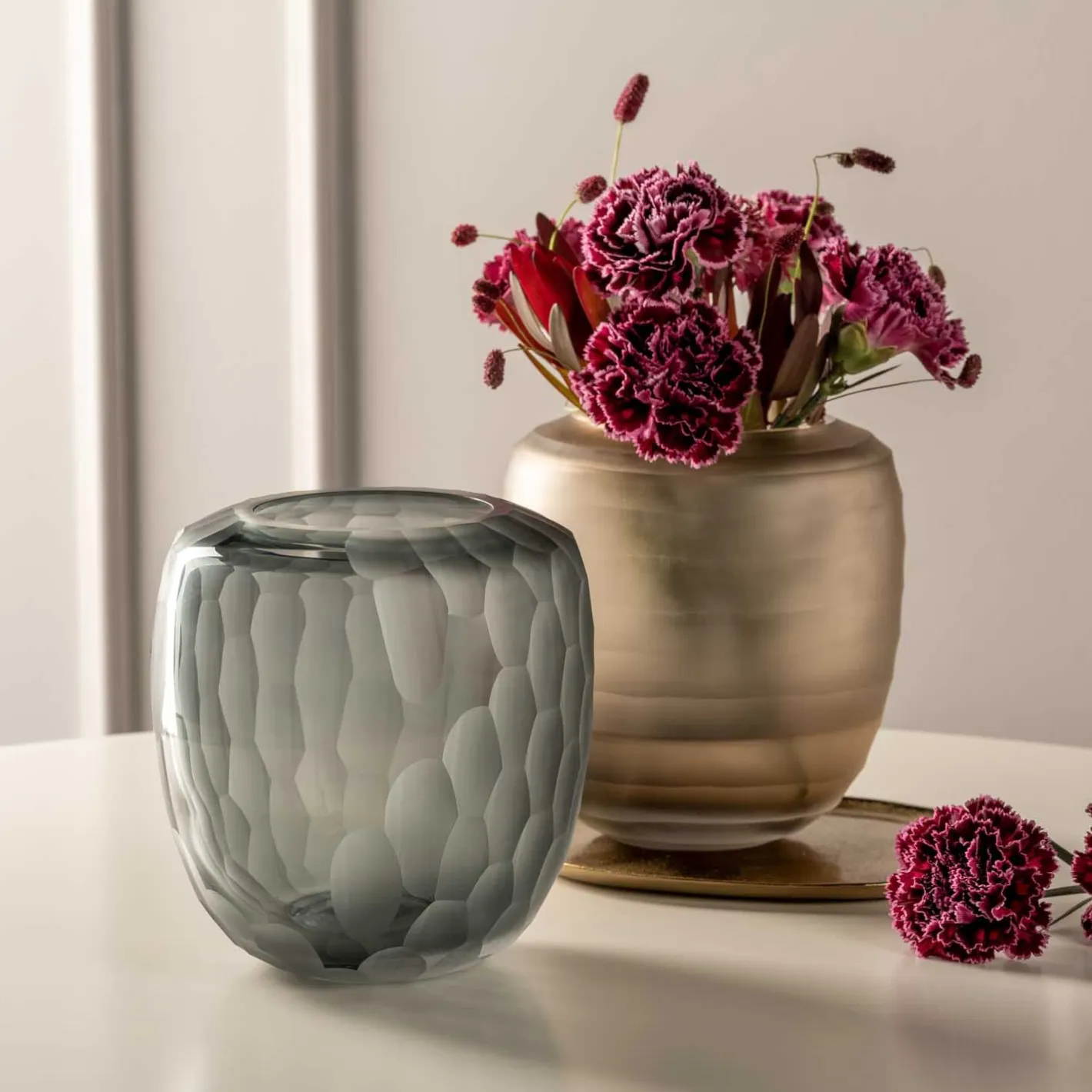 Vase BELLAGIO 18 cm anthrazit*LEONARDO Sale