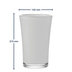 Vase BLOOM 21 cm weiß*LEONARDO Outlet