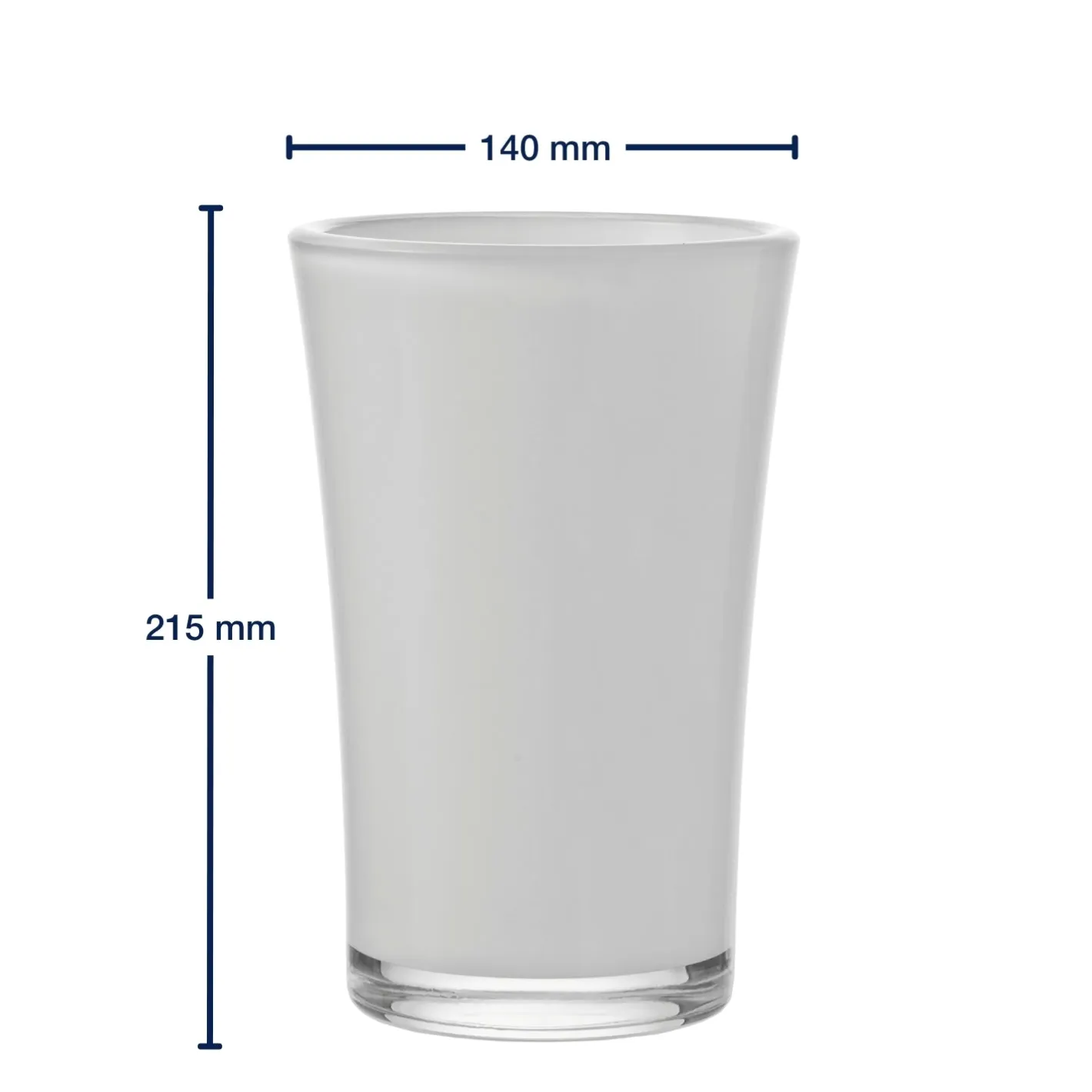 Vase BLOOM 21 cm weiß*LEONARDO Outlet