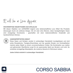 Vase CORSO SABBIA 19 cm*LEONARDO New