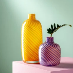 Vase FILO COLORI 32 cm gelb*LEONARDO