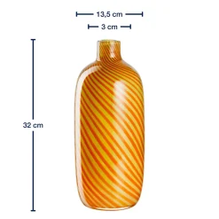 Vase FILO COLORI 32 cm gelb*LEONARDO