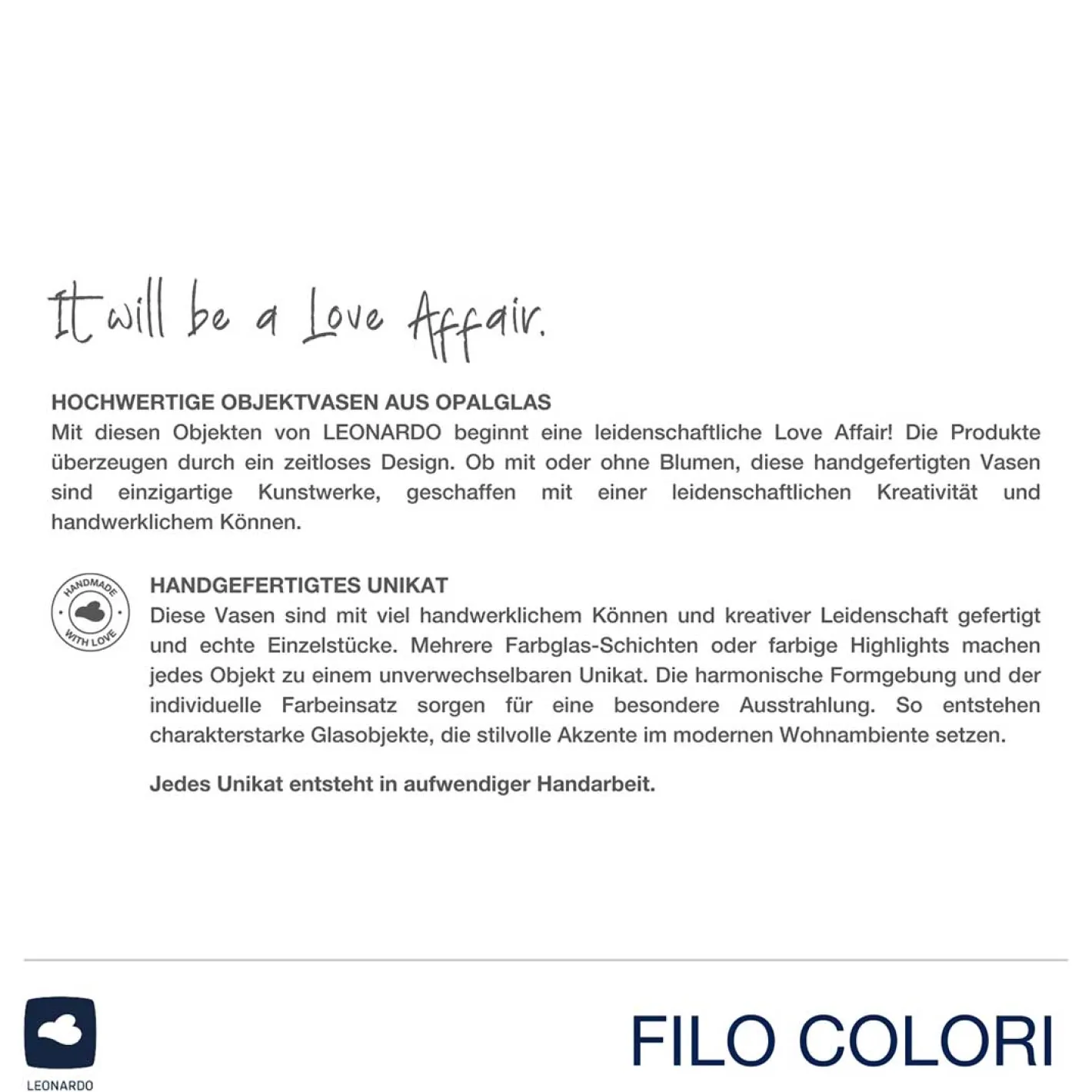 Vase FILO COLORI 16 cm pink*LEONARDO Sale