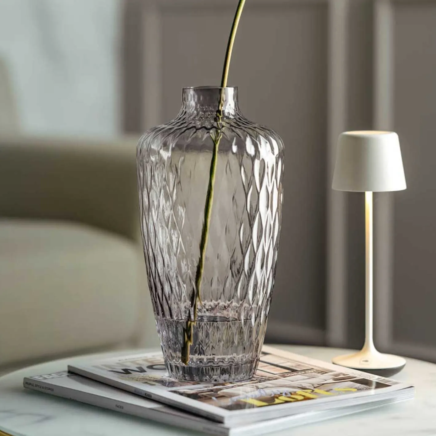 Vase GIULIA 28 cm grau*LEONARDO Hot