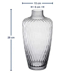 Vase GIULIA 28 cm grau*LEONARDO Hot