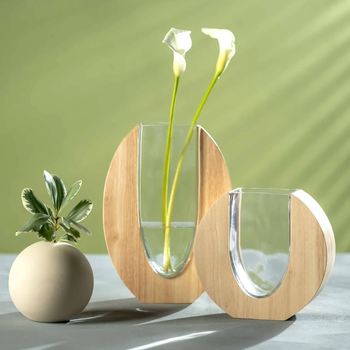 Vase LEGNO 19 cm*LEONARDO Clearance