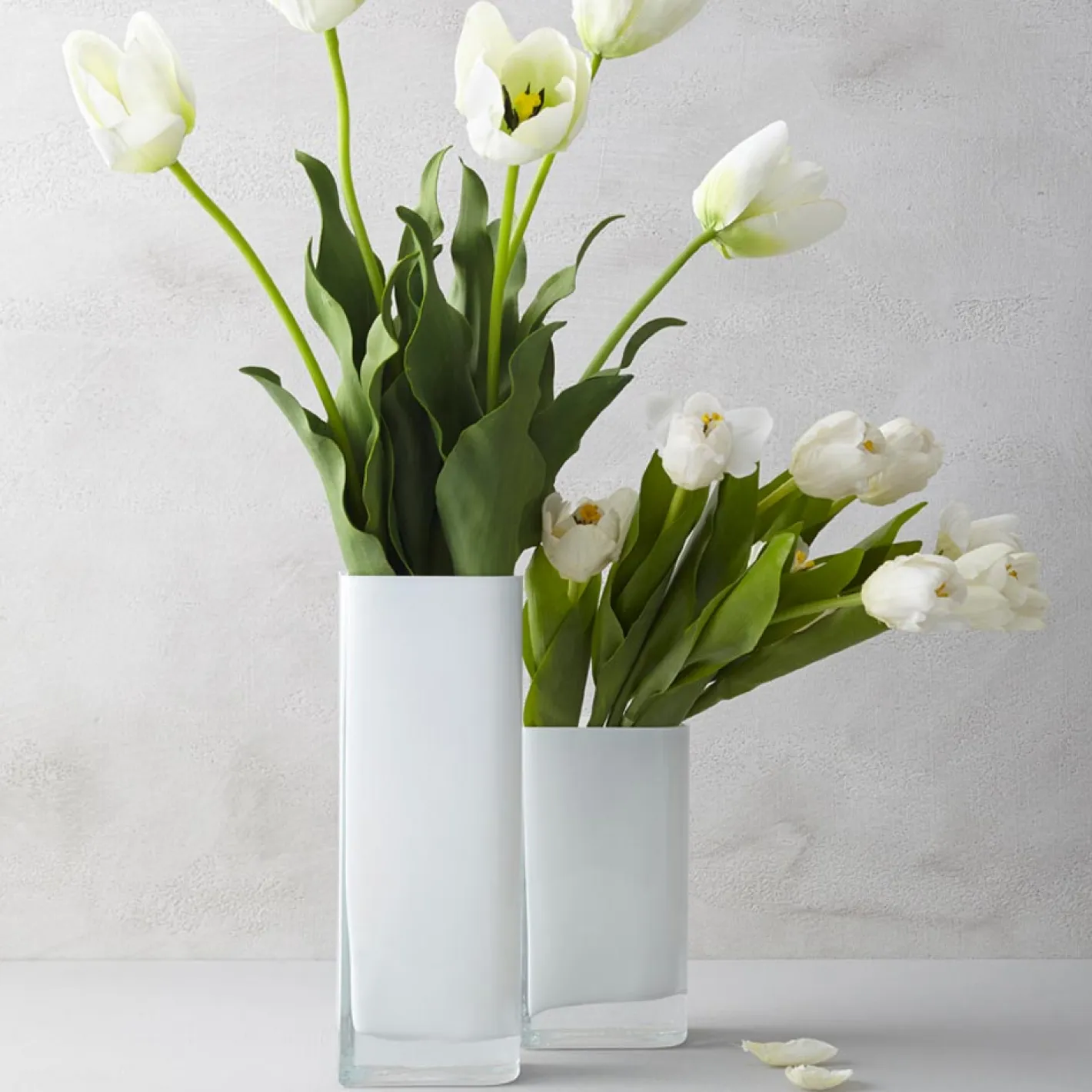 Vase LUCCA 30 cm weiß*LEONARDO Clearance