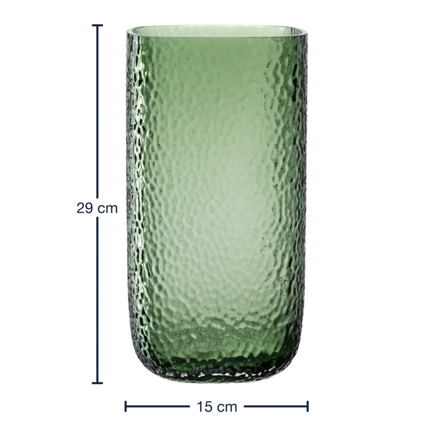 Vase MARTELLO 29 cm grün*LEONARDO New