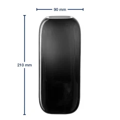 Vase MILANO 21 cm grau*LEONARDO New