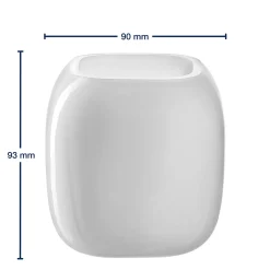Vase MILANO 9 cm weiß*LEONARDO Online