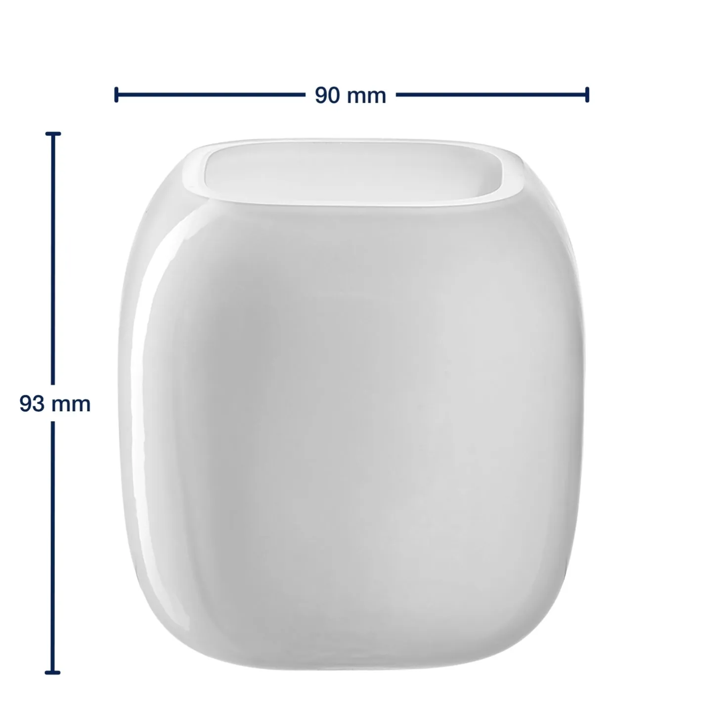 Vase MILANO 9 cm weiß*LEONARDO Online