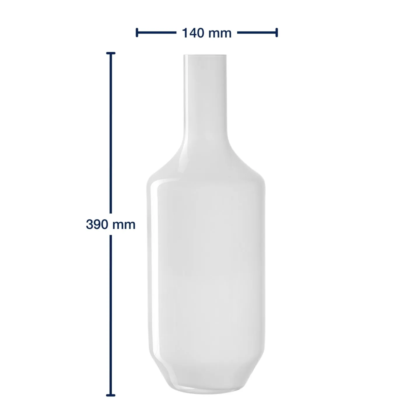Vase MILANO 39 cm weiß*LEONARDO Sale