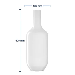 Vase MILANO 50 cm weiß*LEONARDO