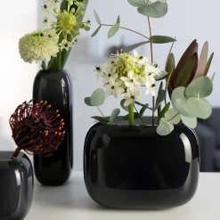 Vase MILANO grau 13 cm x 18 cm x 14 cm*LEONARDO