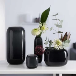 Vase MILANO grau 13 cm x 18 cm x 14 cm*LEONARDO