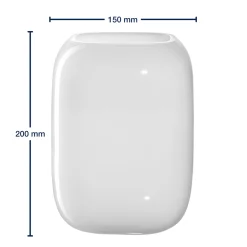 Vase MILANO weiß 20 cm x 15 cm*LEONARDO Clearance