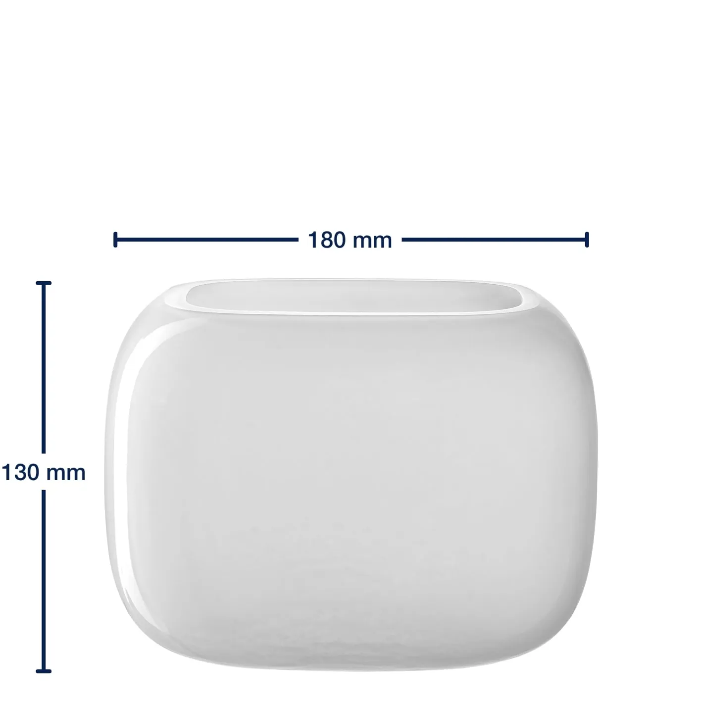 Vase MILANO weiß 13 cm x 18 cm x 14 cm*LEONARDO Sale