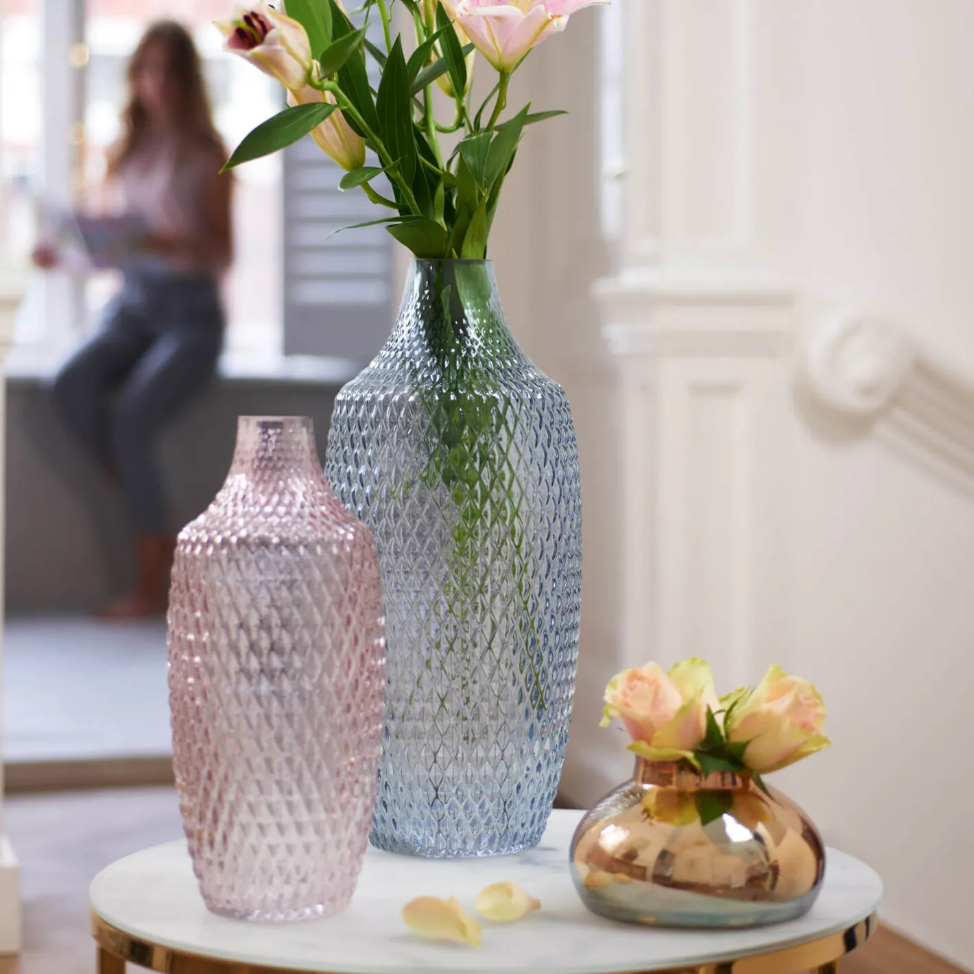 Vase POESIA 14 cm gold*LEONARDO Clearance