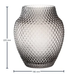 Vase POESIA 23 cm grau*LEONARDO Clearance