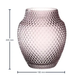 Vase POESIA 23 cm viola*LEONARDO Discount
