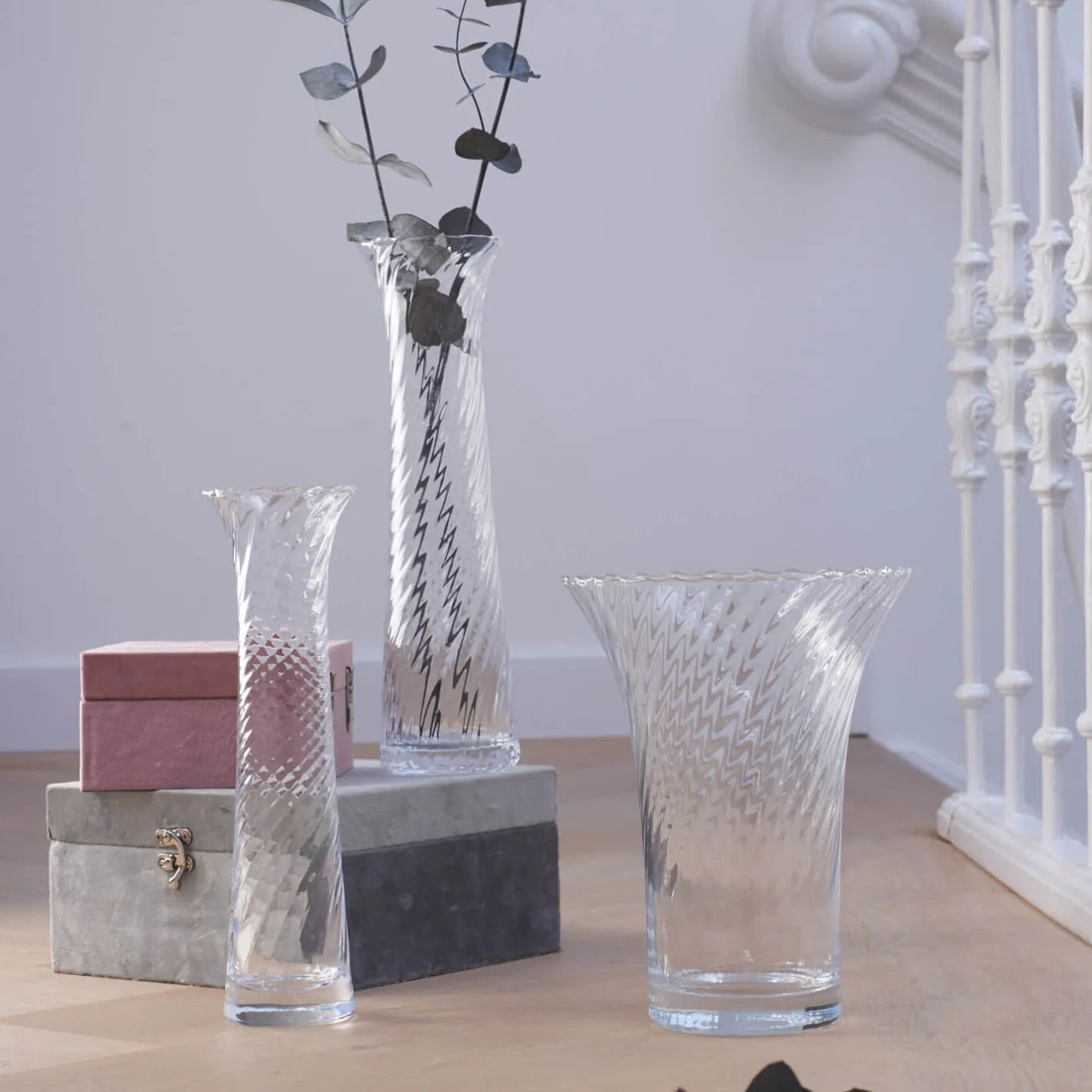 Vase RAVENNA optisch 18 cm*LEONARDO Hot