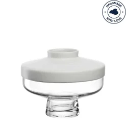 Vase RIVA mit Aufsatz 17 cm weiß*LEONARDO Outlet