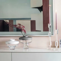 Vase RIVA mit Aufsatz 17 cm weiß*LEONARDO Outlet