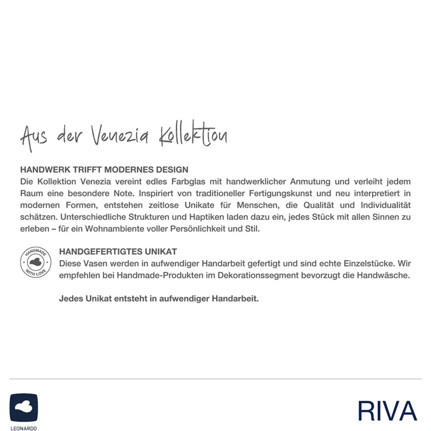 Vase RIVA mit Aufsatz 17 cm weiß*LEONARDO Outlet