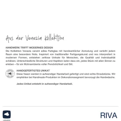 Vase RIVA mit Aufsatz 22 cm grau*LEONARDO Sale