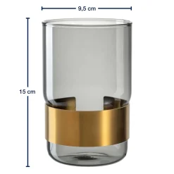 Vase SILENZIO 15 cm grau*LEONARDO Sale