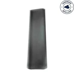 Vase TURNO 34 cm grau satiniert*LEONARDO Best