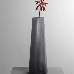 Vase TURNO 34 cm grau satiniert*LEONARDO Best