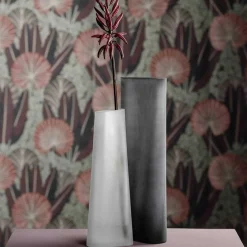 Vase TURNO 42 cm grau satiniert*LEONARDO Online