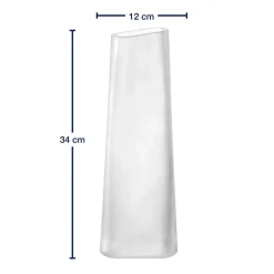 Vase TURNO 34 cm satiniert*LEONARDO Discount