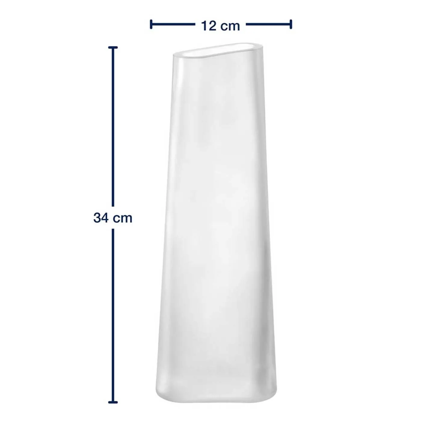 Vase TURNO 34 cm satiniert*LEONARDO Discount