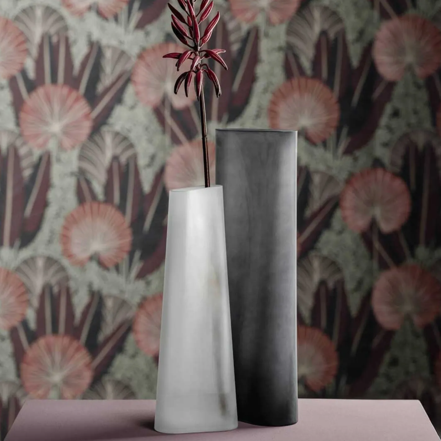 Vase TURNO 34 cm satiniert*LEONARDO Discount