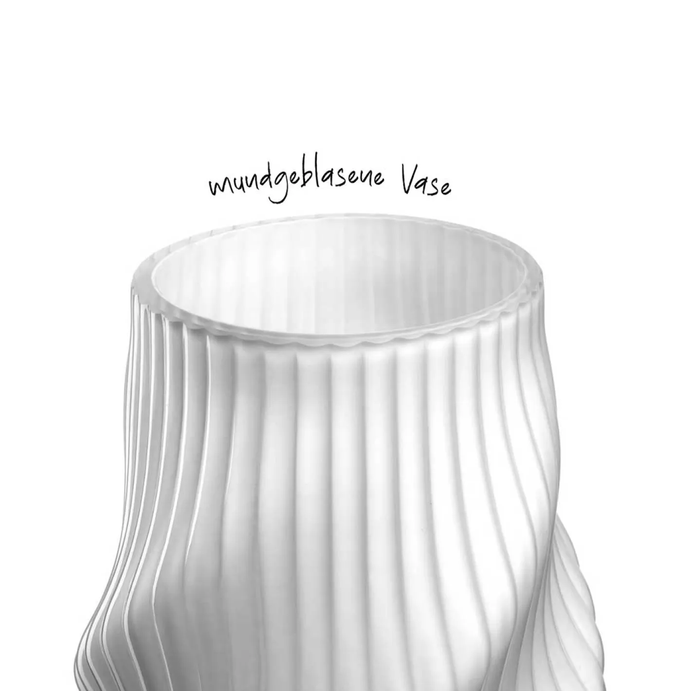 Vase VERDI 23 cm weiß*LEONARDO Clearance