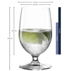 Wasserbecher CIAO+ 300 ml mit persönlicher Gravur*LEONARDO Clearance