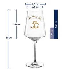 Weinglas Europa-Park Silhouette 50 Jahre 560 ml*LEONARDO New