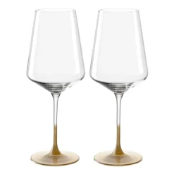 Weinglas PUCCINI 560 ml gold 2er-Set*LEONARDO Discount