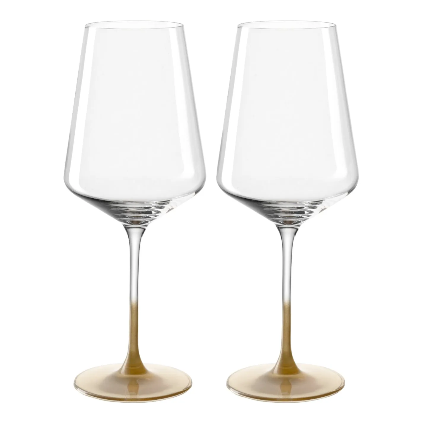 Weinglas PUCCINI 560 ml gold 2er-Set*LEONARDO Discount