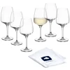 Weißweinglas CESTI 360 ml 6er-Set + Poliertuch*LEONARDO Hot
