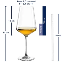 Weißweinglas Geschenkset PUCCINI 5-teilig 560 ml*LEONARDO Discount