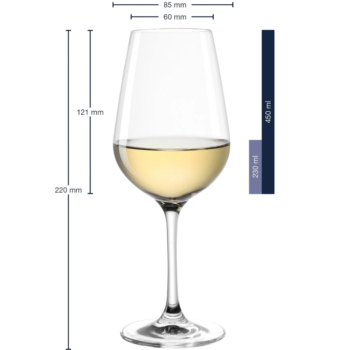 Weißweinglas TIVOLI 450 ml 6er-Set*LEONARDO Online