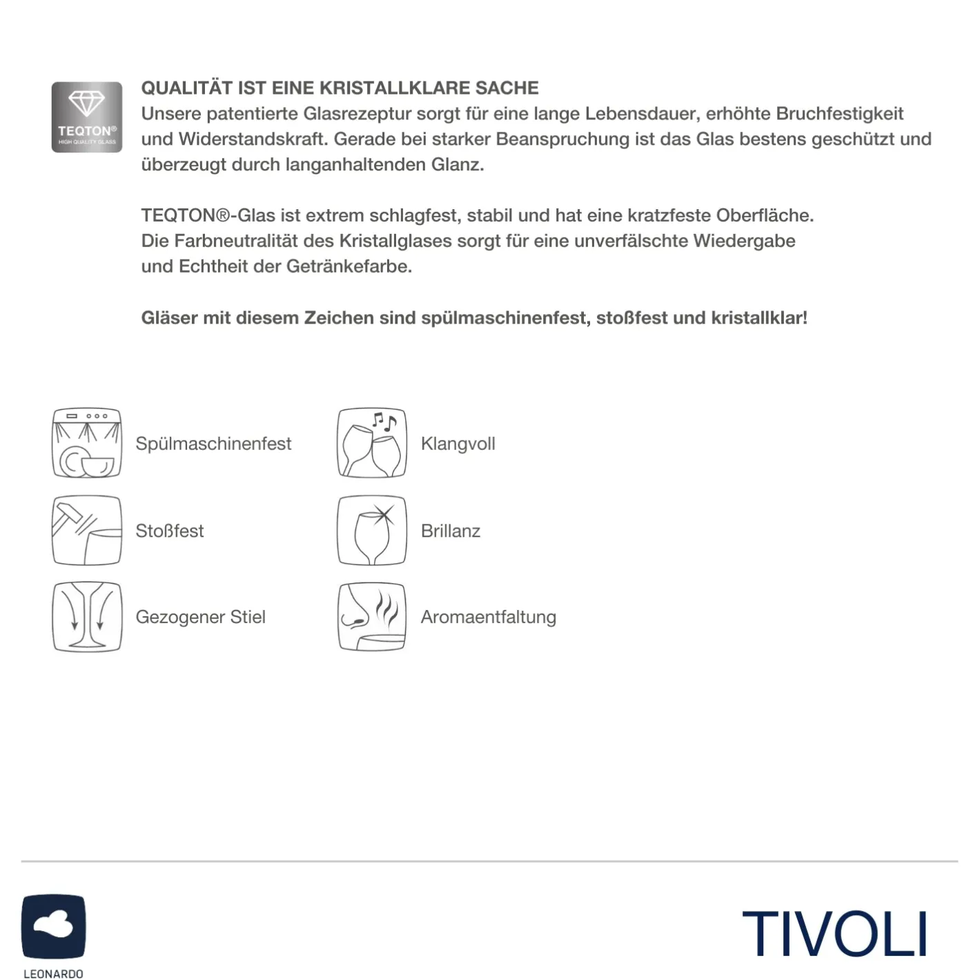Weißweinglas TIVOLI 450 ml 6er-Set*LEONARDO Online