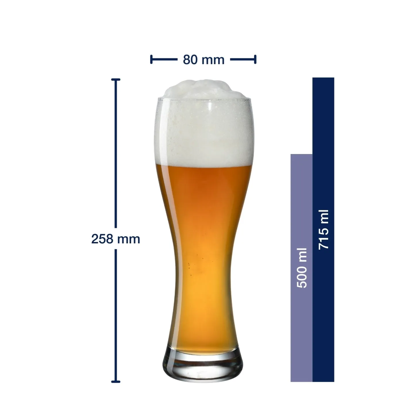 Weizenbiergläser MAXIMA 500 ml 2er-Set*LEONARDO Sale