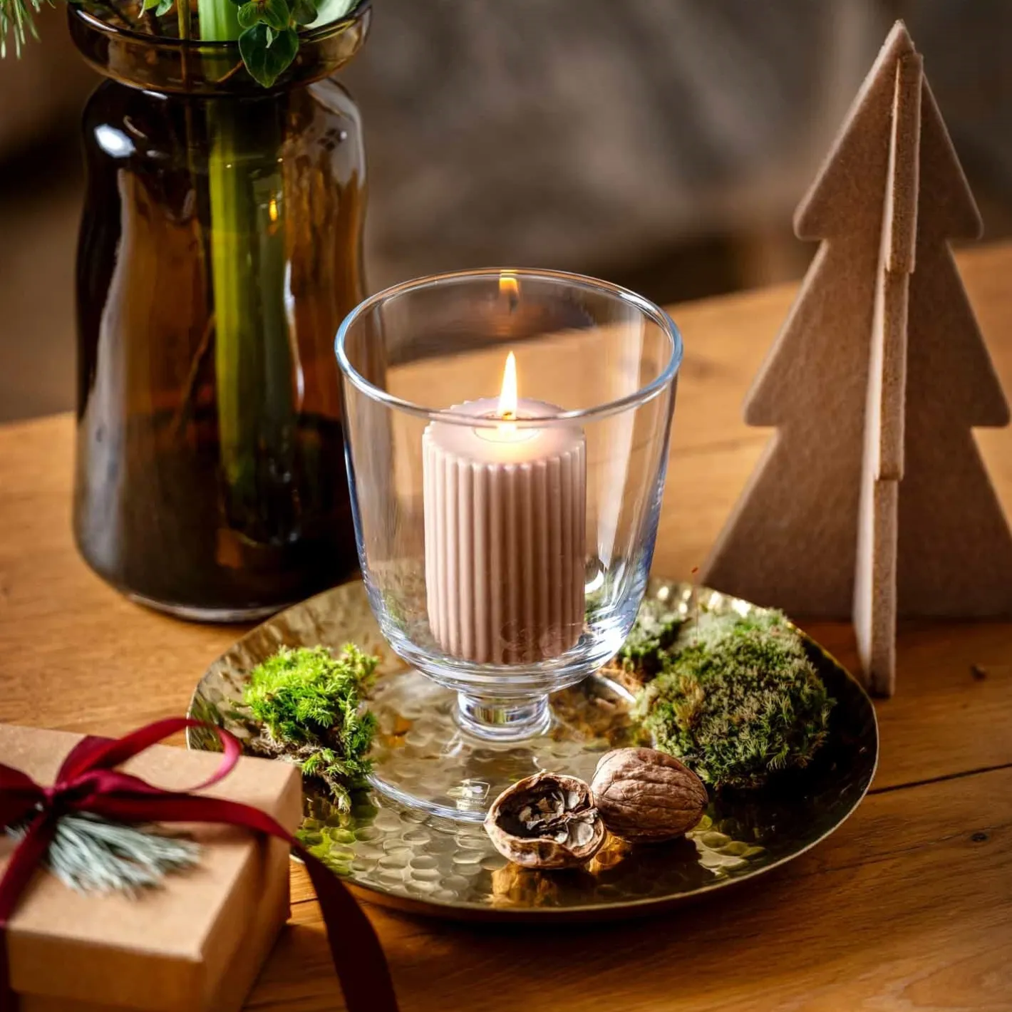 Windlicht auf Fuß 16 cm CAPANNA*LEONARDO Sale